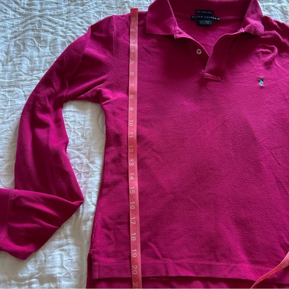 Polo by Ralph Lauren Pink Fitted Polo Collar Shirt - Picture 4 of 4